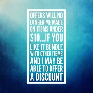 No offers on items under $10